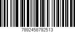 Código de barras (EAN, GTIN, SKU, ISBN): '7892458792513'