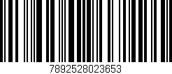 Código de barras (EAN, GTIN, SKU, ISBN): '7892528023653'