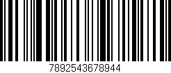 Código de barras (EAN, GTIN, SKU, ISBN): '7892543678944'