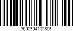Código de barras (EAN, GTIN, SKU, ISBN): '7892584103696'