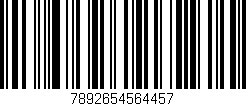Código de barras (EAN, GTIN, SKU, ISBN): '7892654564457'