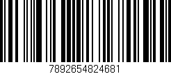 Código de barras (EAN, GTIN, SKU, ISBN): '7892654824681'