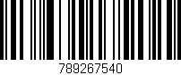 Código de barras (EAN, GTIN, SKU, ISBN): '789267540'