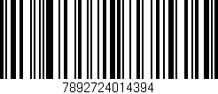 Código de barras (EAN, GTIN, SKU, ISBN): '7892724014394'