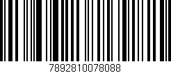 Código de barras (EAN, GTIN, SKU, ISBN): '7892810078088'
