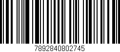 Código de barras (EAN, GTIN, SKU, ISBN): '7892840802745'