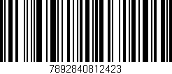 Código de barras (EAN, GTIN, SKU, ISBN): '7892840812423'