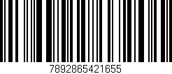 Código de barras (EAN, GTIN, SKU, ISBN): '7892865421655'
