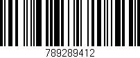 Código de barras (EAN, GTIN, SKU, ISBN): '789289412'