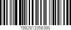Código de barras (EAN, GTIN, SKU, ISBN): '7892913356380'