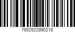 Código de barras (EAN, GTIN, SKU, ISBN): '7892922990216'