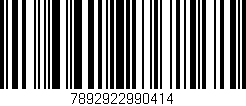 Código de barras (EAN, GTIN, SKU, ISBN): '7892922990414'