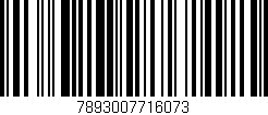 Código de barras (EAN, GTIN, SKU, ISBN): '7893007716073'