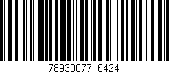 Código de barras (EAN, GTIN, SKU, ISBN): '7893007716424'