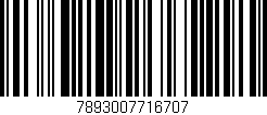 Código de barras (EAN, GTIN, SKU, ISBN): '7893007716707'
