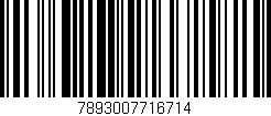 Código de barras (EAN, GTIN, SKU, ISBN): '7893007716714'