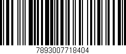 Código de barras (EAN, GTIN, SKU, ISBN): '7893007718404'