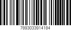Código de barras (EAN, GTIN, SKU, ISBN): '7893033914184'