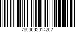 Código de barras (EAN, GTIN, SKU, ISBN): '7893033914207'