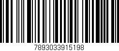 Código de barras (EAN, GTIN, SKU, ISBN): '7893033915198'