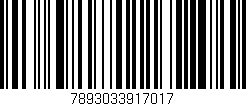 Código de barras (EAN, GTIN, SKU, ISBN): '7893033917017'