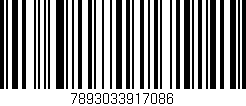 Código de barras (EAN, GTIN, SKU, ISBN): '7893033917086'