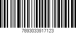 Código de barras (EAN, GTIN, SKU, ISBN): '7893033917123'