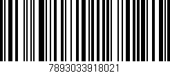 Código de barras (EAN, GTIN, SKU, ISBN): '7893033918021'