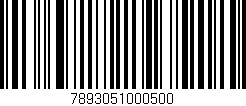 Código de barras (EAN, GTIN, SKU, ISBN): '7893051000500'