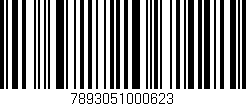 Código de barras (EAN, GTIN, SKU, ISBN): '7893051000623'