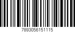 Código de barras (EAN, GTIN, SKU, ISBN): '7893056151115'