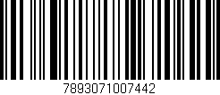 Código de barras (EAN, GTIN, SKU, ISBN): '7893071007442'