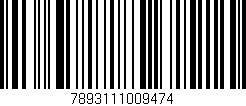 Código de barras (EAN, GTIN, SKU, ISBN): '7893111009474'
