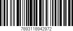 Código de barras (EAN, GTIN, SKU, ISBN): '7893118942972'
