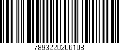 Código de barras (EAN, GTIN, SKU, ISBN): '7893220206108'