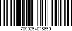 Código de barras (EAN, GTIN, SKU, ISBN): '7893254875653'