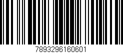 Código de barras (EAN, GTIN, SKU, ISBN): '7893296160601'