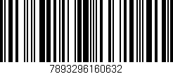 Código de barras (EAN, GTIN, SKU, ISBN): '7893296160632'