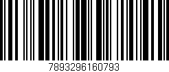 Código de barras (EAN, GTIN, SKU, ISBN): '7893296160793'