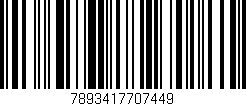 Código de barras (EAN, GTIN, SKU, ISBN): '7893417707449'