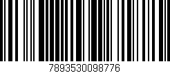 Código de barras (EAN, GTIN, SKU, ISBN): '7893530098776'