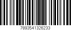 Código de barras (EAN, GTIN, SKU, ISBN): '7893541326233'