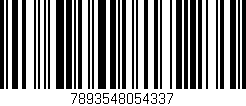 Código de barras (EAN, GTIN, SKU, ISBN): '7893548054337'