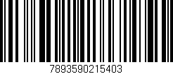 Código de barras (EAN, GTIN, SKU, ISBN): '7893590215403'