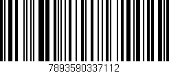 Código de barras (EAN, GTIN, SKU, ISBN): '7893590337112'