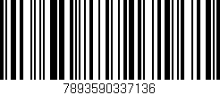 Código de barras (EAN, GTIN, SKU, ISBN): '7893590337136'