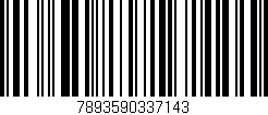 Código de barras (EAN, GTIN, SKU, ISBN): '7893590337143'