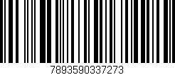 Código de barras (EAN, GTIN, SKU, ISBN): '7893590337273'