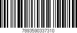 Código de barras (EAN, GTIN, SKU, ISBN): '7893590337310'
