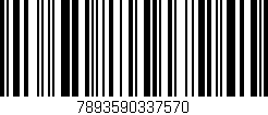 Código de barras (EAN, GTIN, SKU, ISBN): '7893590337570'
